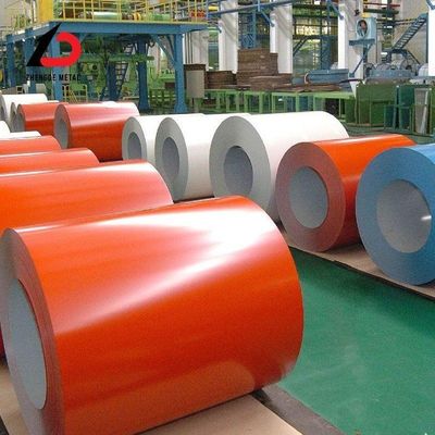 0.5t-25t Roll Weight Color Coated Galvanized Steel Coil PPGI Prepainted Gi Coil for Manufacture and Inquiry About Leveling