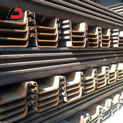 Hot Rolled PU32-1 PU32+1 PU 32 Larsen 10.5 Thickness Sy295 Type U Z II 2 Shape Mild Low Carbon Steel Sheet Piles Factory Price