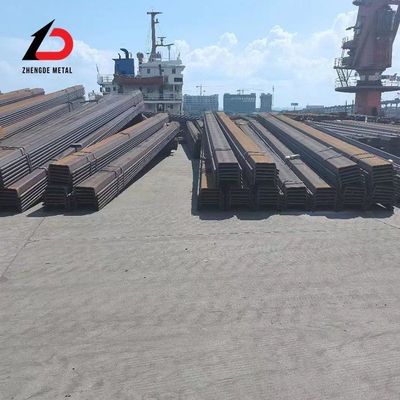 Hot Sale Standard Larsen Steel Sheet Pile Price Per Ton Type 3 Type 2 6m 9m 12m Length Hot Rolled Steel Sheet Piles for Building Material