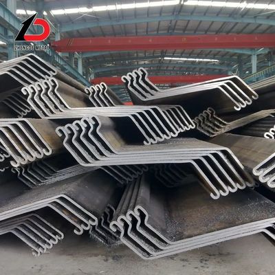 Hot Selling Cheap Steel Sheet Pile Type 2 Sy295/Sy390 Sheet Pile U Shaped Z Shaped Sheet Pile 10.5mm Steel Sheet Pile