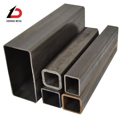 Stock Tubular 2X4 Rectangular Steel Square Tube Black Iron Black Q195 Iron Bi Pipe Rhs Tube For Building