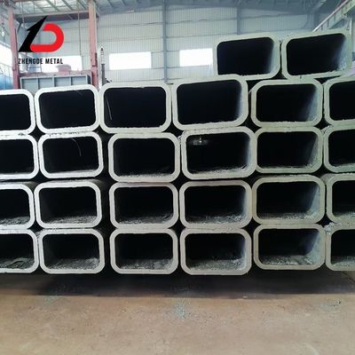 Stock Tubular 2X4 Rectangular Steel Square Tube Black Iron Black Q195 Iron Bi Pipe Rhs Tube For Building