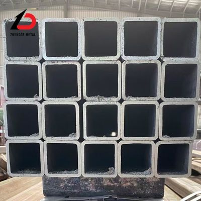 Stock Tubular 2X4 Rectangular Steel Square Tube Black Iron Black Q195 Iron Bi Pipe Rhs Tube For Building