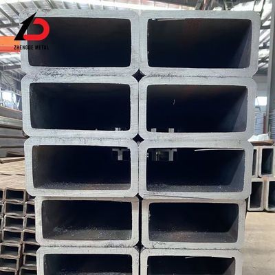 Stock Tubular 2X4 Rectangular Steel Square Tube Black Iron Black Q195 Iron Bi Pipe Rhs Tube For Building