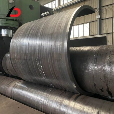 Factory Supply No. 20 Thick Wall Coiled Pipe 45# Pile Driving Thick Wall Welding Pipe Large Diameter Straight Seam Steel Pipe Double-Sided Submerged Arc Pipe