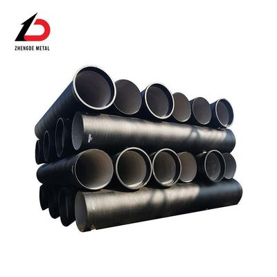 ISO2531 K9 Push on Joint Zinc Coated Ductile Iron Pipes Round Ductile Pipe 6 Meter Long Di Pipe Factory for Water Supply