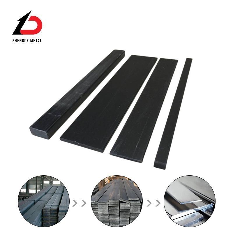 AISI ASTM 1018 1020 1045 1040 1025 1065 4140 4130 C45 St52 Ss400 A36 Carbon Steel Flat Bar Steel Flat For Building Frame Structure