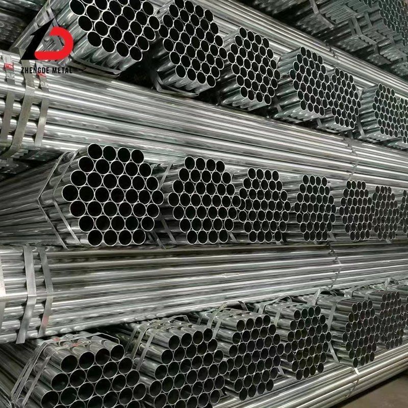Galvanized Steel Pipe 2'' Square Tubes in Q195, Q215, Q235, Q345 with Custom Lengths 5.8m, 6m, 12m