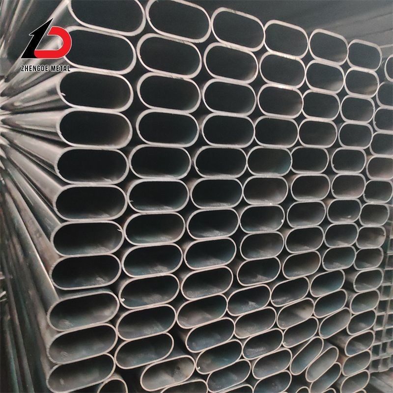Galvanized Special Shaped Carbon Steel Pipe Oval Straight Steel Tube