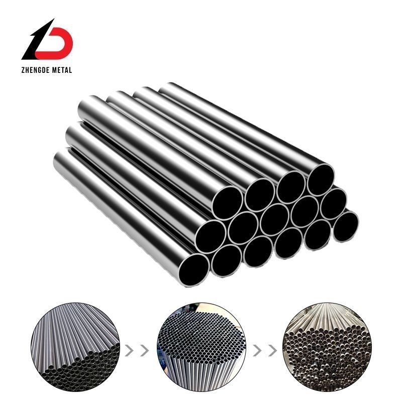 Hot Sale ASTM AISI 201 304 316 316L 430 Stainless Steel Pipe Ba 2b Ss Bright Polish Seamless Stainless Steel Tube for Building Materials