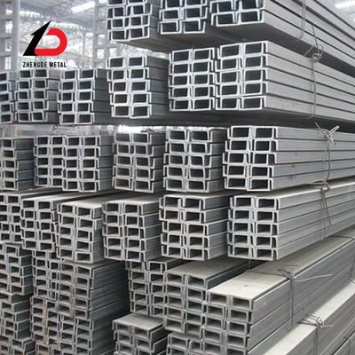 Ciepłowalcowana stal węglowa Q195 Q235 Q345 Q235D Q275 Q275b C Bar Channel Steel U Bar do wsparcia konstrukcyjnego w budownictwie