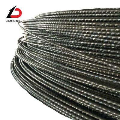 Ceny ASTM A421 3.8mm 4mm 5mm 6mm 1670MPa 1770MPa Wzdęty drut PC Niskie rozluźnienie Wyrzucony beton Drut stalowy z tanią ceną