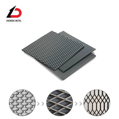 0.1mm-30mm Łagodna stalowa sieć rozszerzona Stretch Rozszerzona sieć metalowa